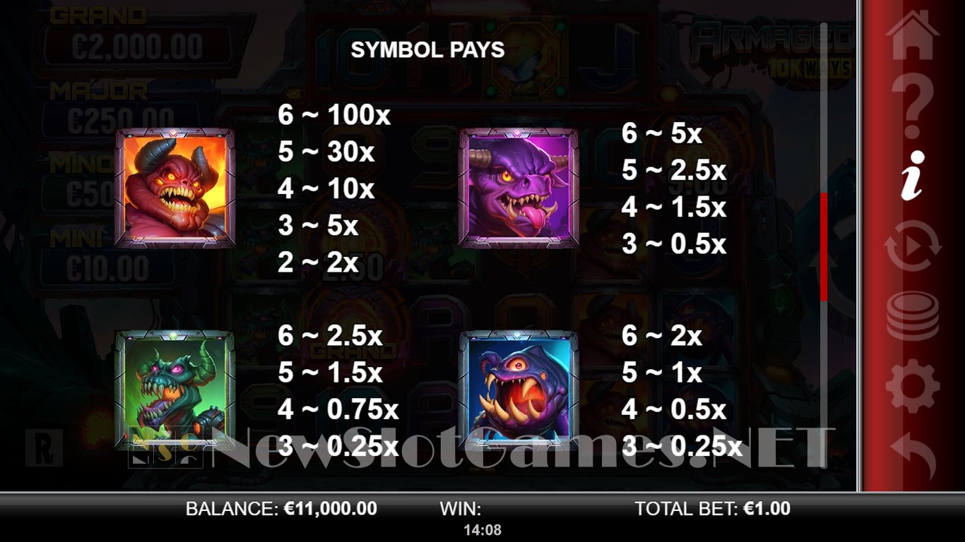 Armageddon 10k Ways Slot Slot Image in Demo - pic. 2