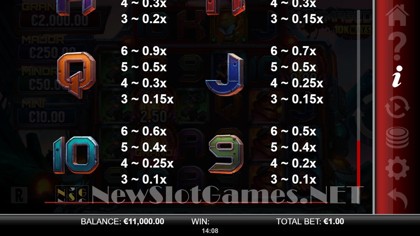 Armageddon 10k Ways Slot Slot Image in Demo - pic. 3
