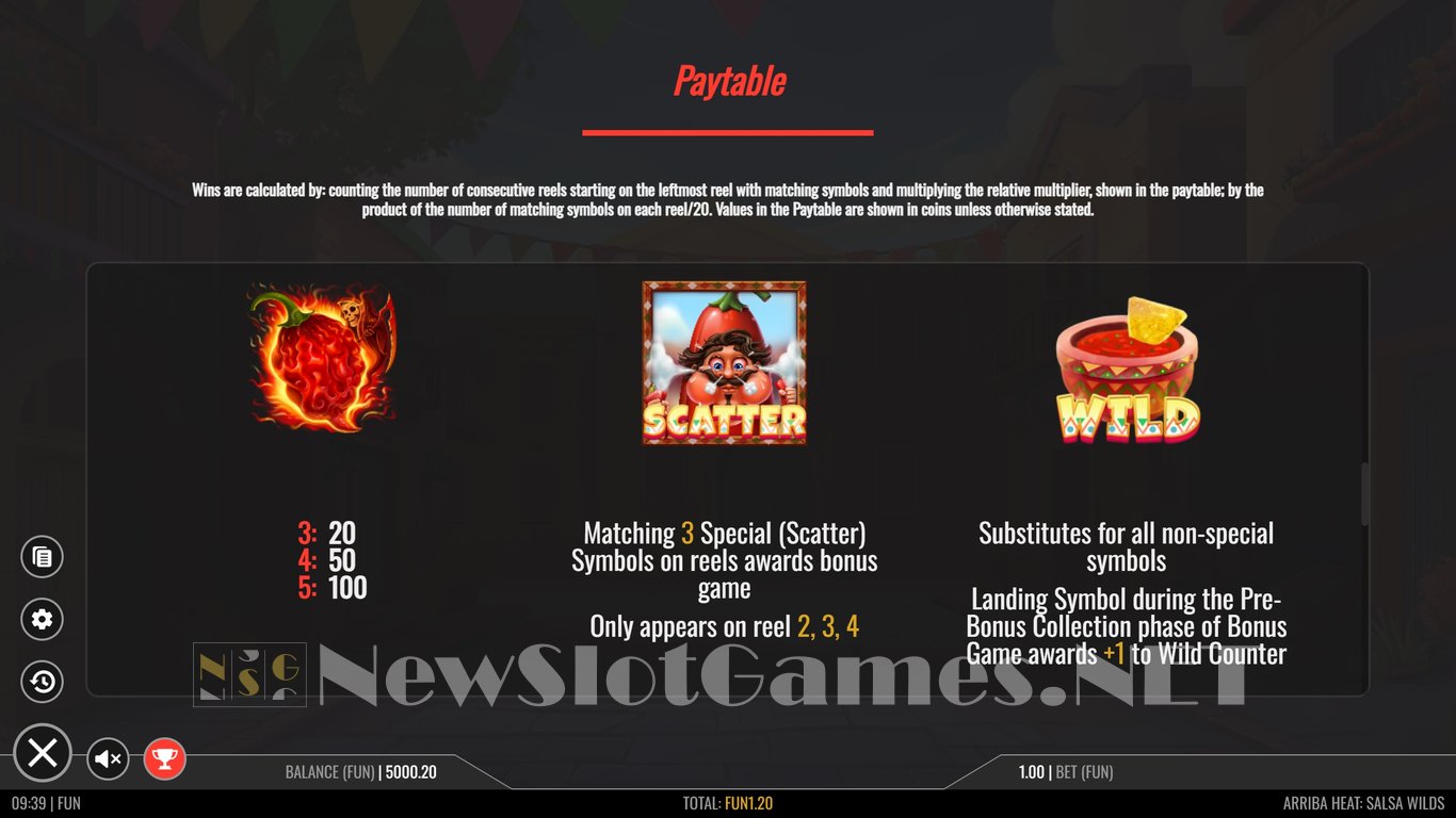 Arriba Heat Salsa Wilds Slot Slot Image in Demo - pic. 10