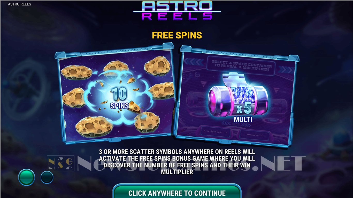 Astro Reels Slot Demo Image