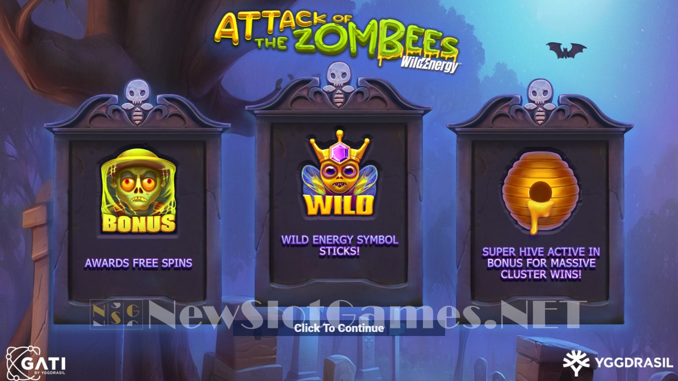 Attack of the Zombees WildEnergy Slot Demo Image