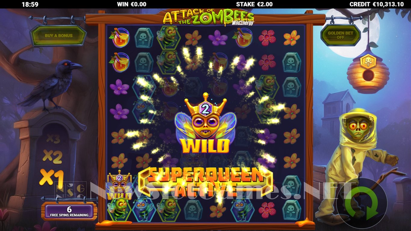 Attack of the Zombees WildEnergy Slot Slot Image in Demo - pic. 10