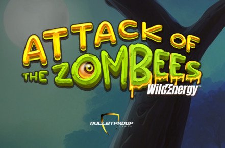 Attack of the Zombees WildEnergy Slot Logo