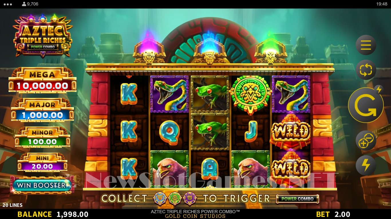Aztec Triple Riches Power Combo Slot Review & Demo by Microgaming ...