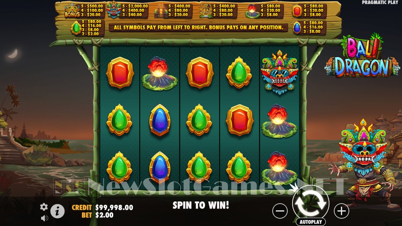 Bali Dragon Slot Demo Image