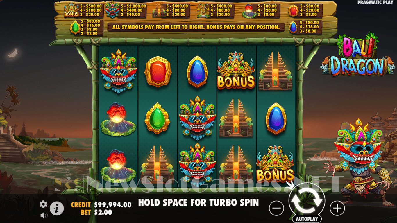 Bali Dragon Slot Slot Image in Demo - pic. 3