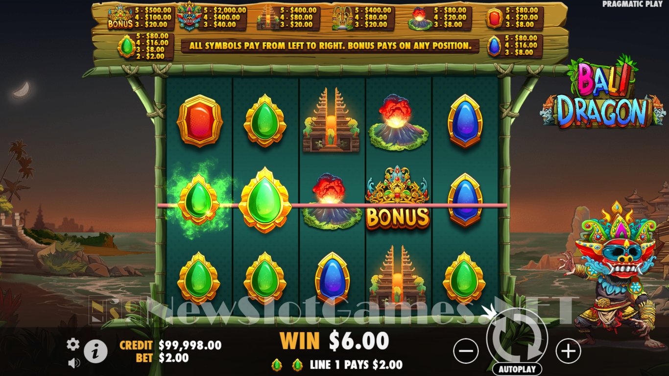 Bali Dragon Slot Slot Image in Demo - pic. 4