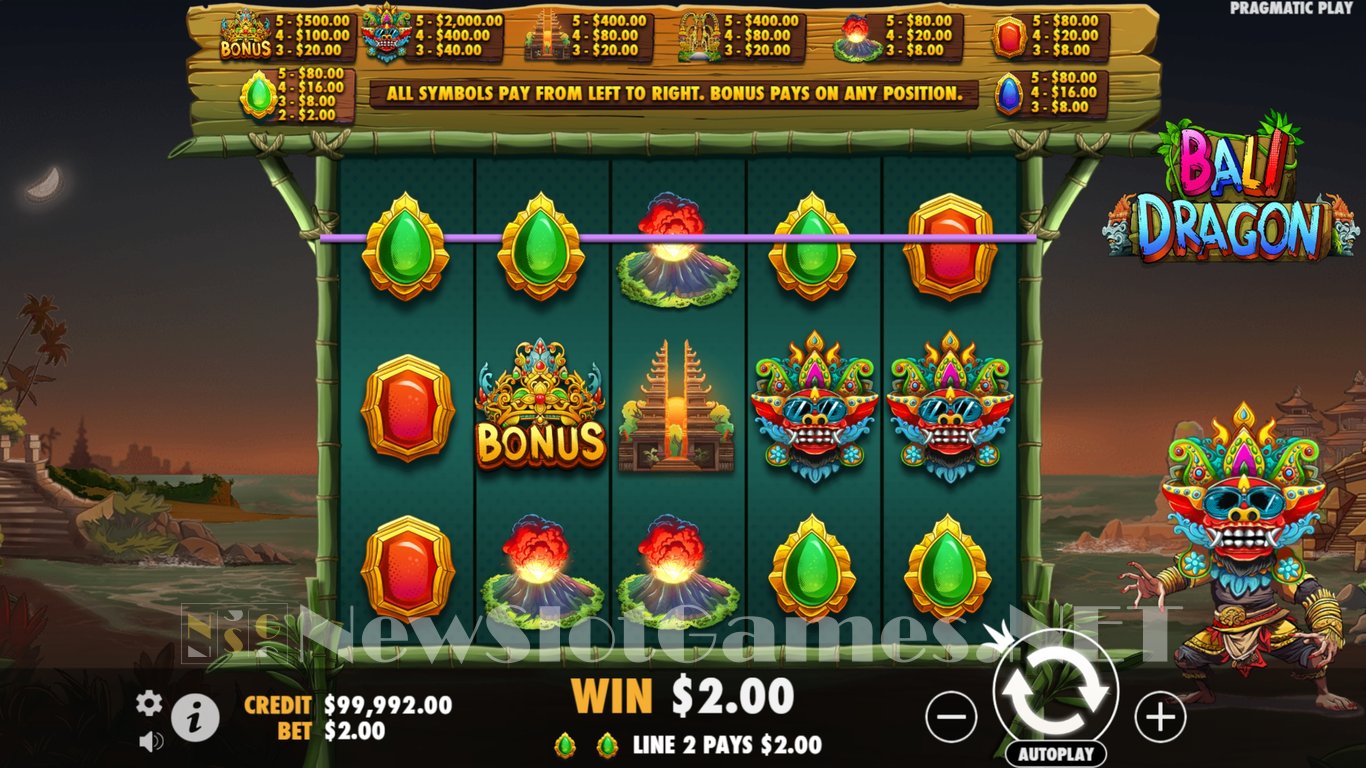 Bali Dragon Slot Slot Image in Demo - pic. 6