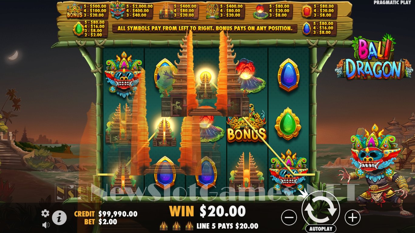 Bali Dragon Slot Slot Image in Demo - pic. 7