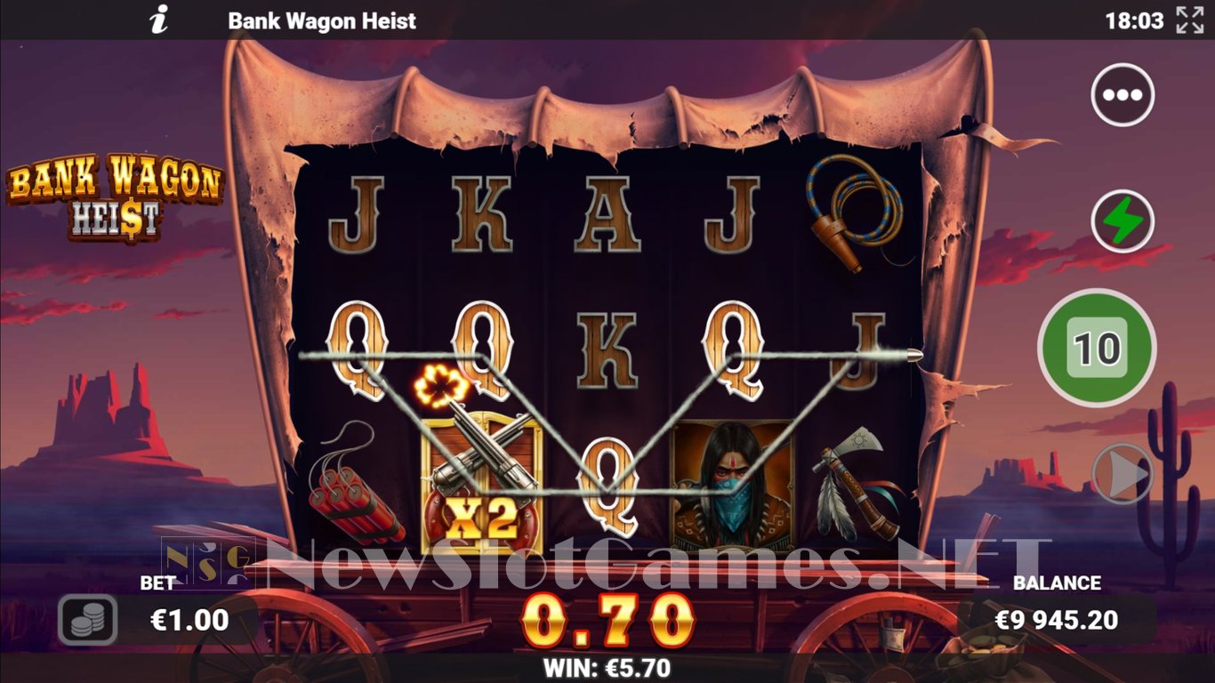 Bank Wagon Heist Slot Slot Image in Demo - pic. 13