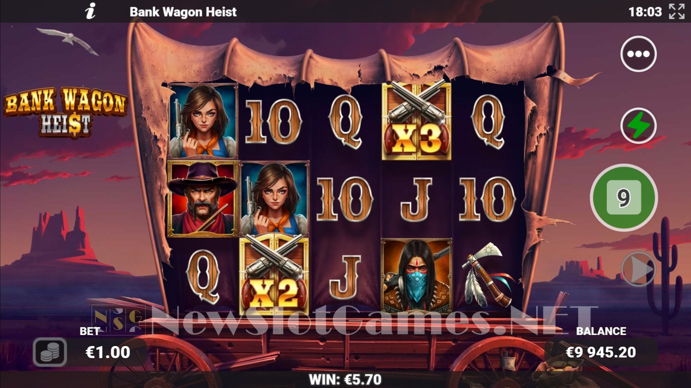 Bank Wagon Heist Slot Slot Image in Demo - pic. 14