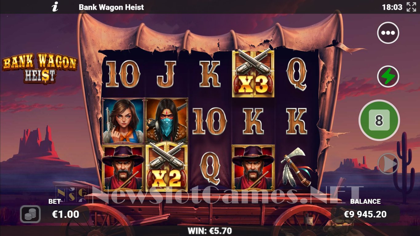 Bank Wagon Heist Slot Slot Image in Demo - pic. 15