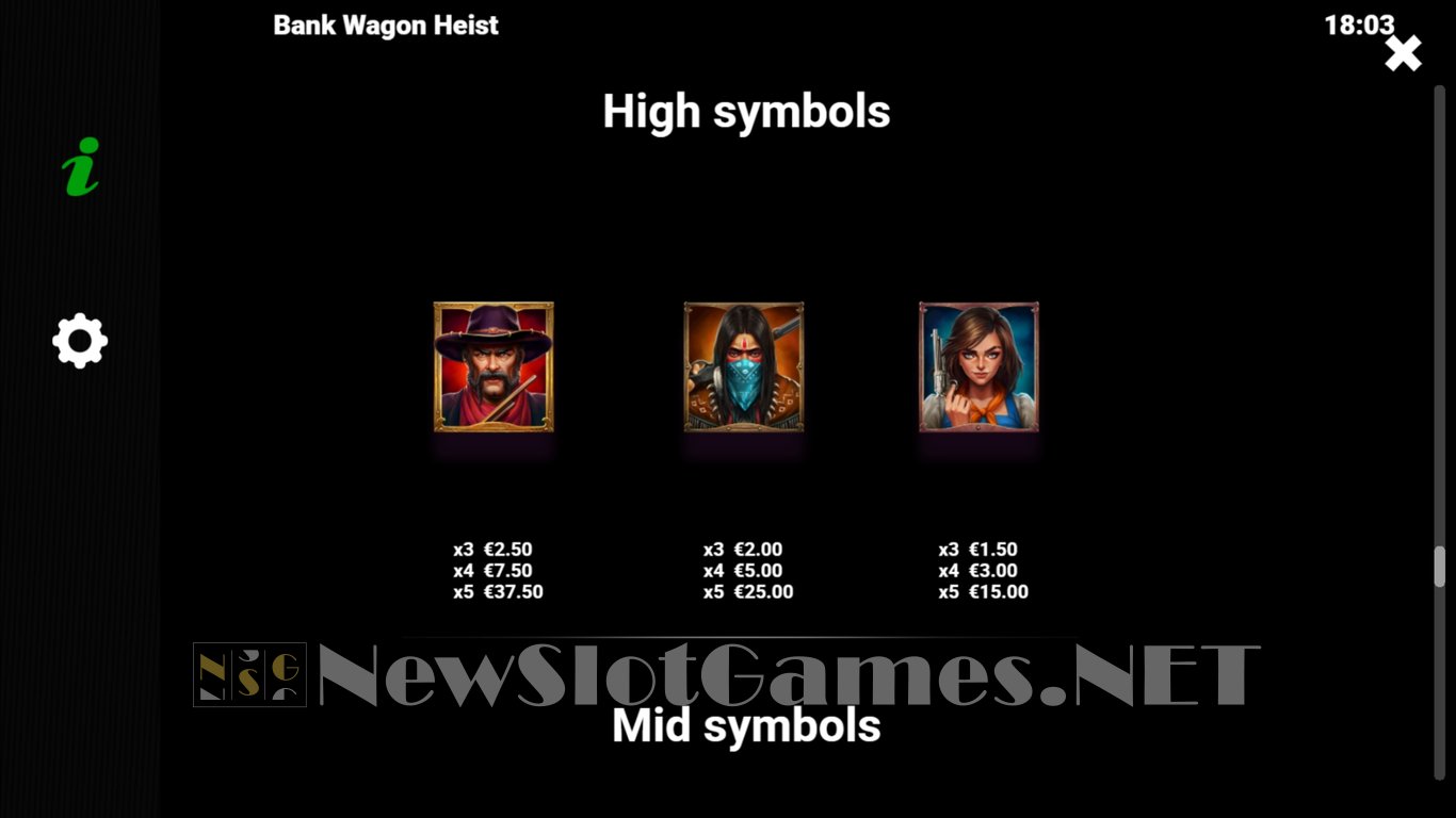 Bank Wagon Heist Slot Slot Image in Demo - pic. 16