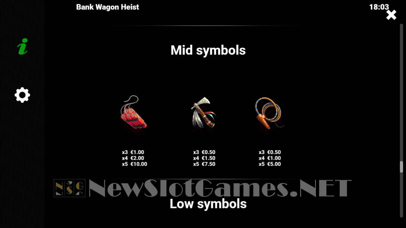 Bank Wagon Heist Slot Slot Image in Demo - pic. 17