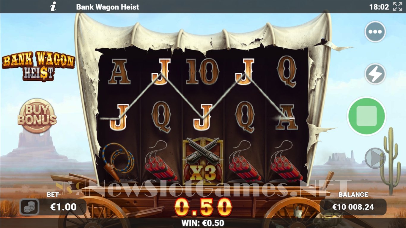 Bank Wagon Heist Slot Slot Image in Demo - pic. 2