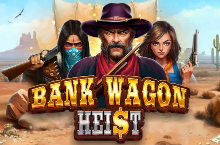 Bank Wagon Heist Slot Logo