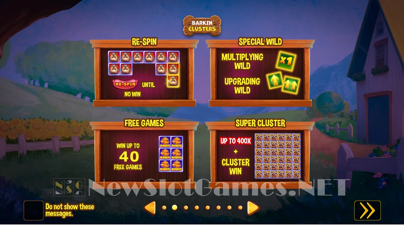 Barkin Clusters Slot Demo Image