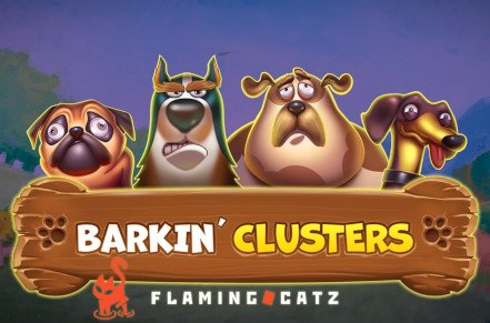Barkin Clusters Slot Logo