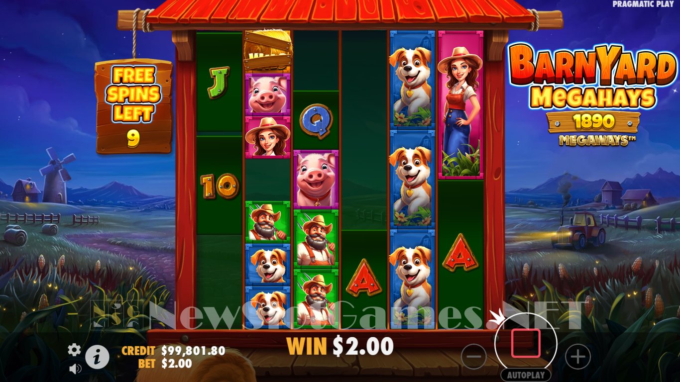 Barnyard Megahays Megaways Slot Slot Image in Demo - pic. 8