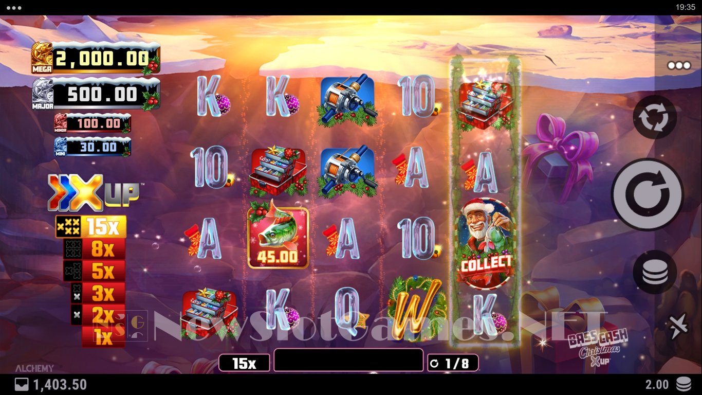 Bass Cash Christmas X UP Slot Slot Image in Demo - pic. 16