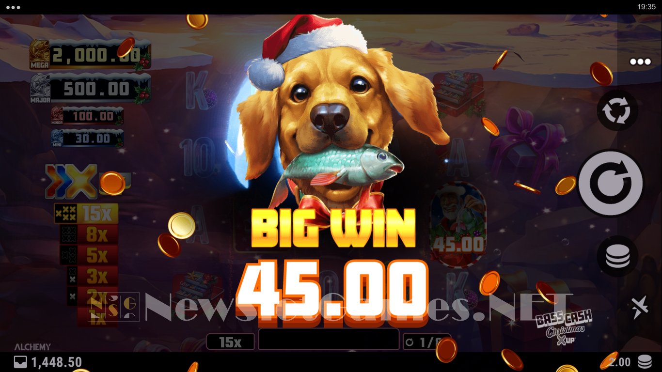 Bass Cash Christmas X UP Slot Slot Image in Demo - pic. 17