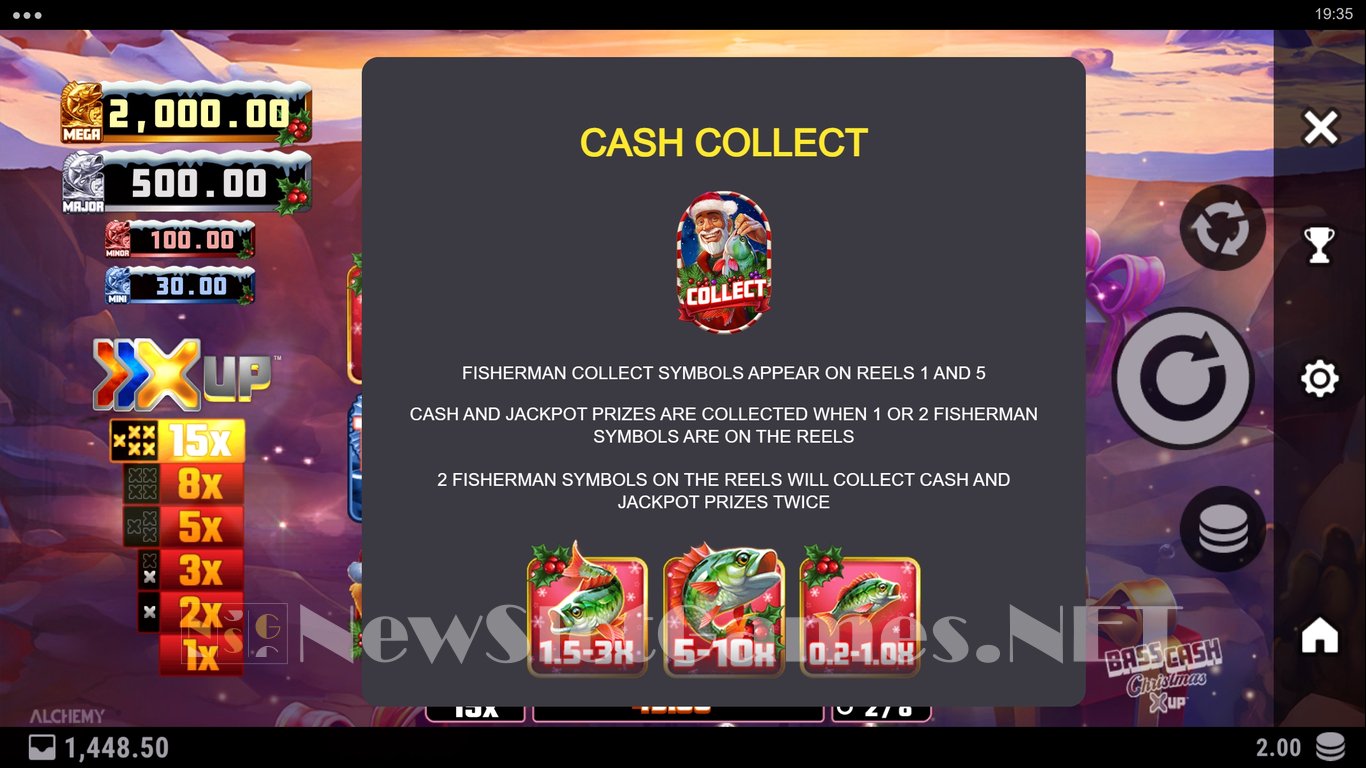 Bass Cash Christmas X UP Slot Slot Image in Demo - pic. 18