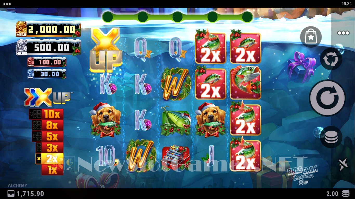 Bass Cash Christmas X UP Slot Slot Image in Demo - pic. 2