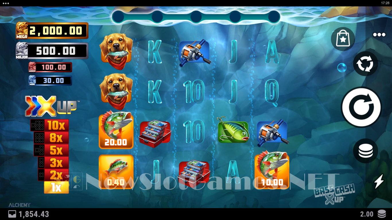 Bass Cash X UP Slot Demo Image