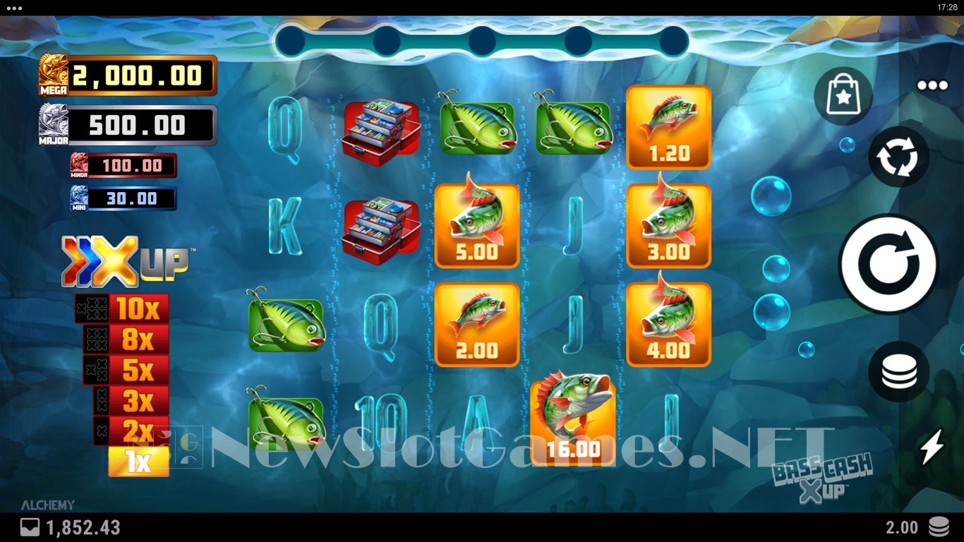 Bass Cash X UP Slot Slot Image in Demo - pic. 2