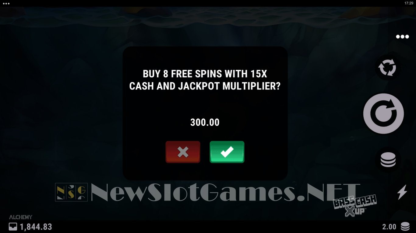 Bass Cash X UP Slot Slot Image in Demo - pic. 6