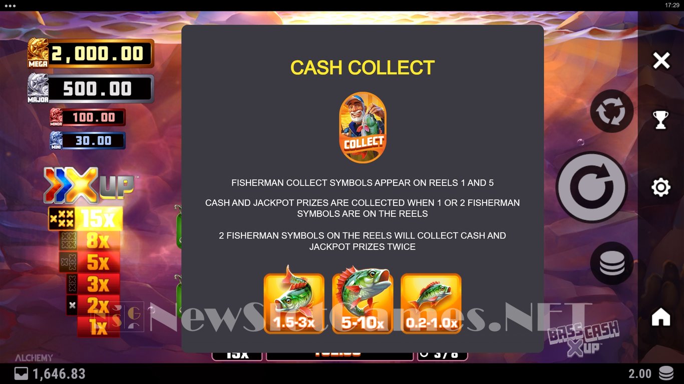 Bass Cash X UP Slot Slot Image in Demo - pic. 9