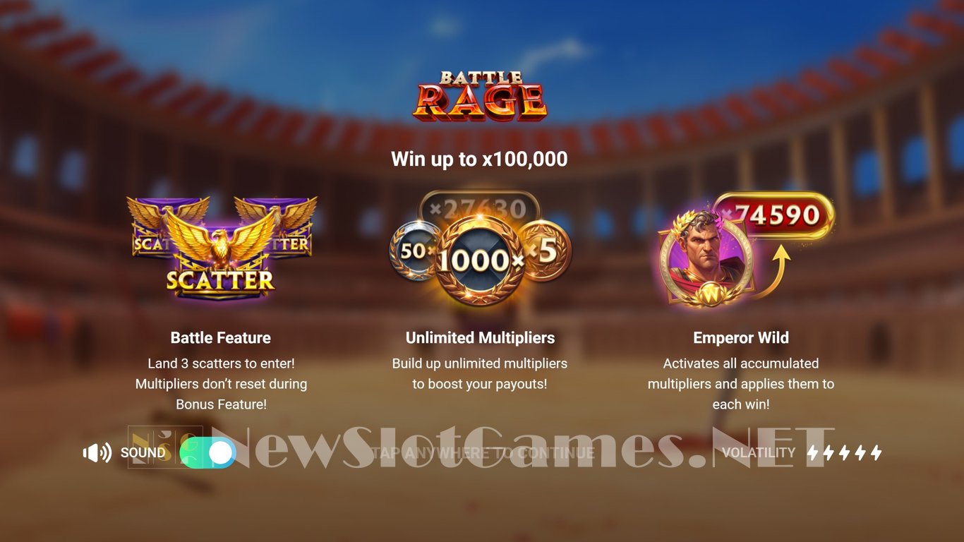 Battle Rage Slot Demo Image