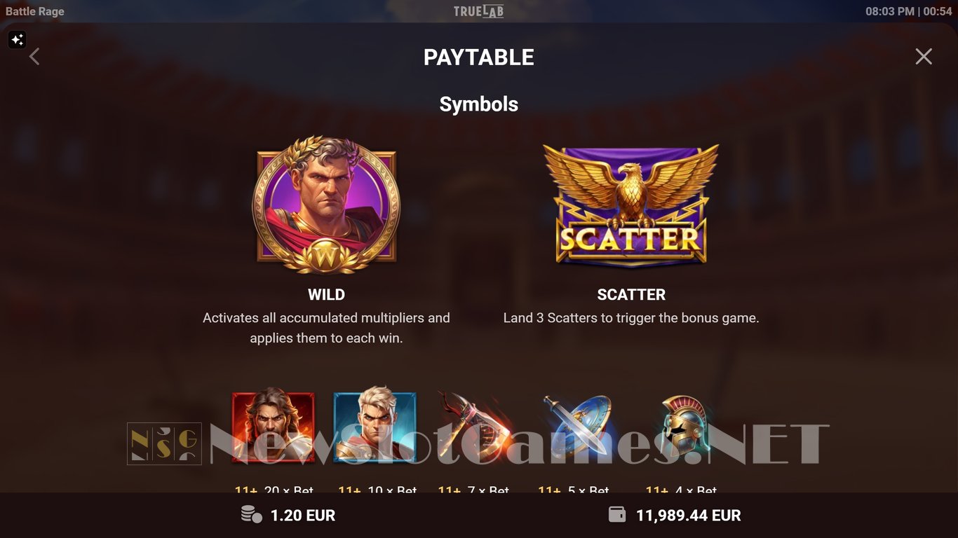 Battle Rage Slot Slot Image in Demo - pic. 9