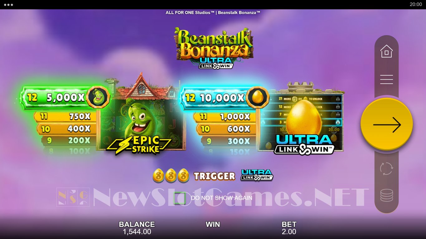 Beanstalk Bonanza Slot Demo Image