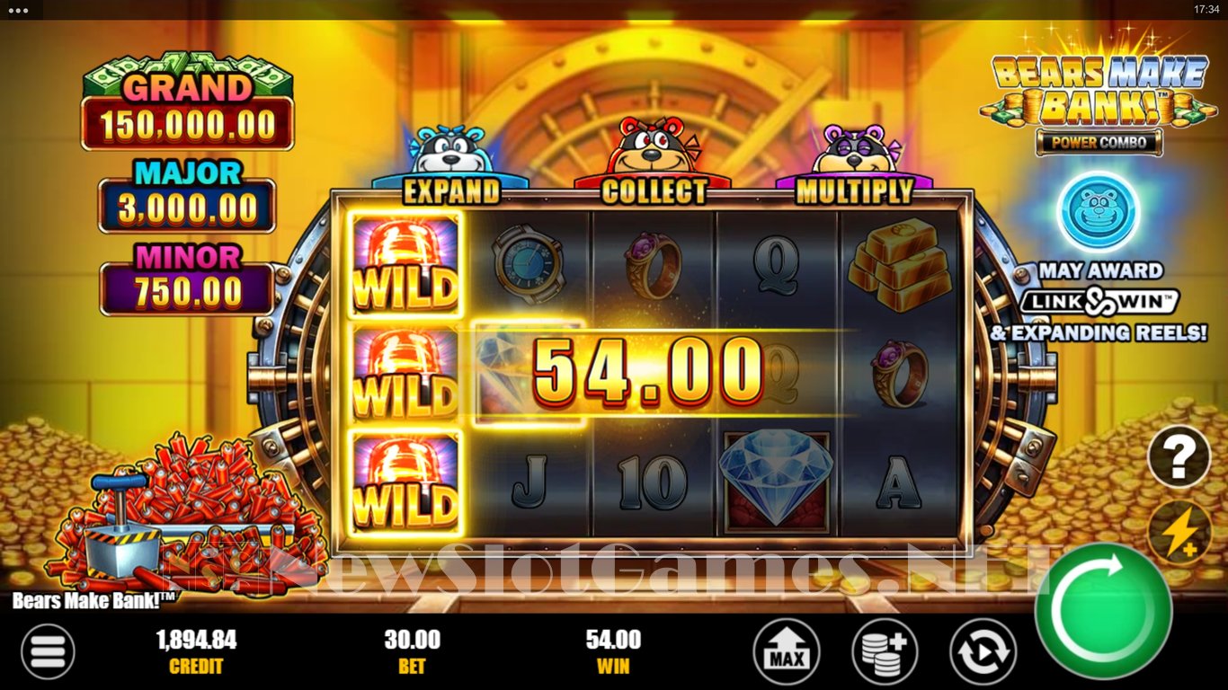 Bears Make Bank! Power Combo Slot Review & Demo by Microgaming - Play ...