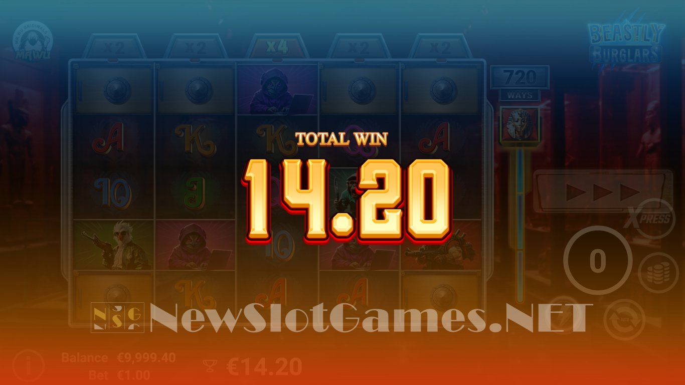 Beastly Burglars Slot Slot Image in Demo - pic. 10