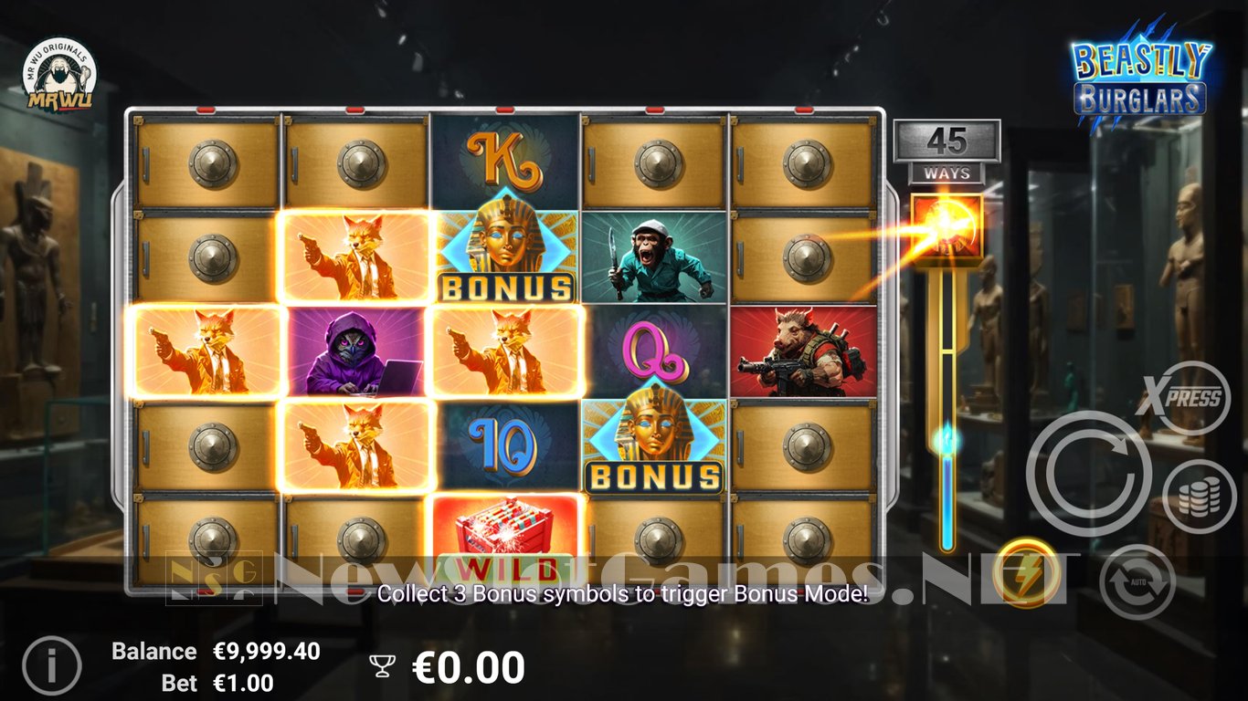 Beastly Burglars Slot Slot Image in Demo - pic. 4