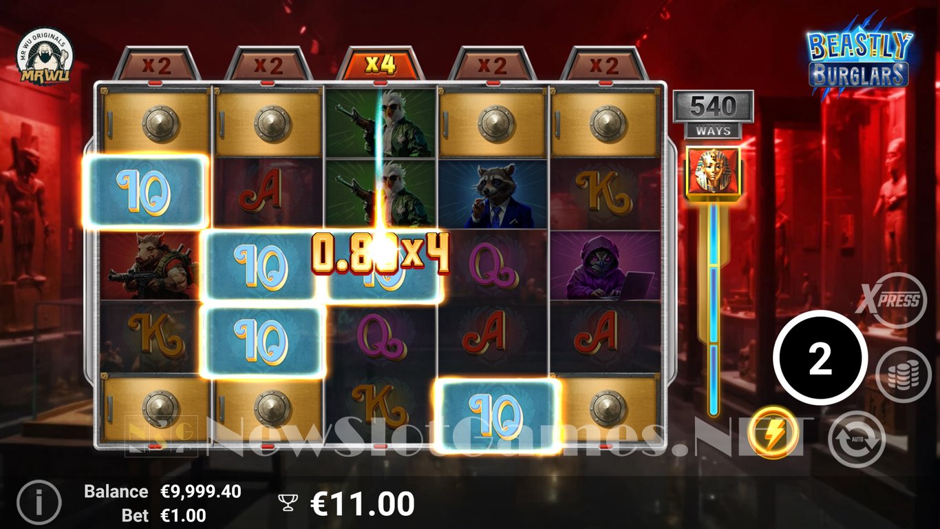 Beastly Burglars Slot Slot Image in Demo - pic. 9