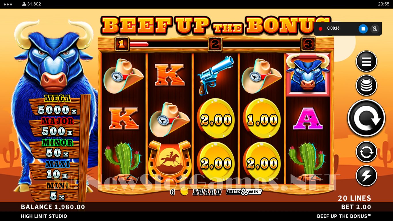 Beef Up the Bonus Slot Slot Image in Demo - pic. 2
