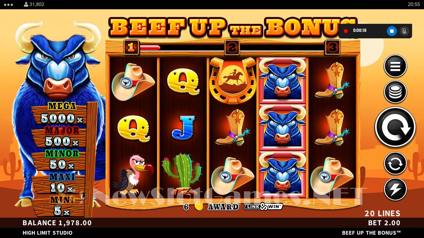 Beef Up the Bonus Slot Slot Image in Demo - pic. 3