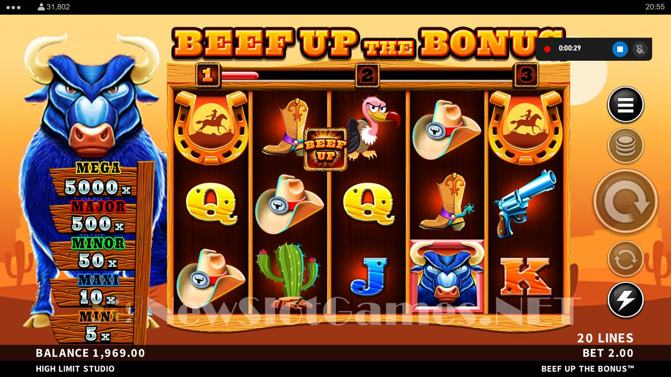 Beef Up the Bonus Slot Slot Image in Demo - pic. 5
