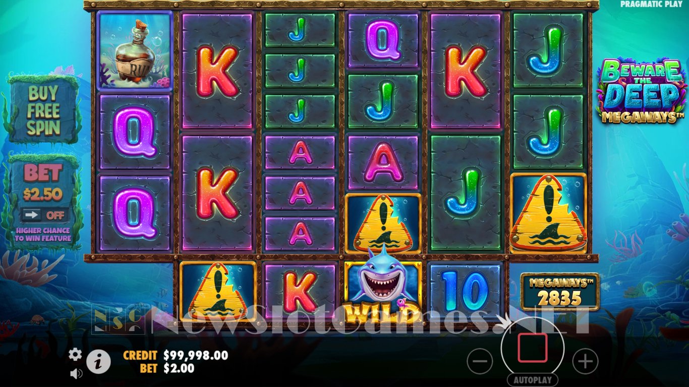 Beware The Deep Megaways Slot Demo Image