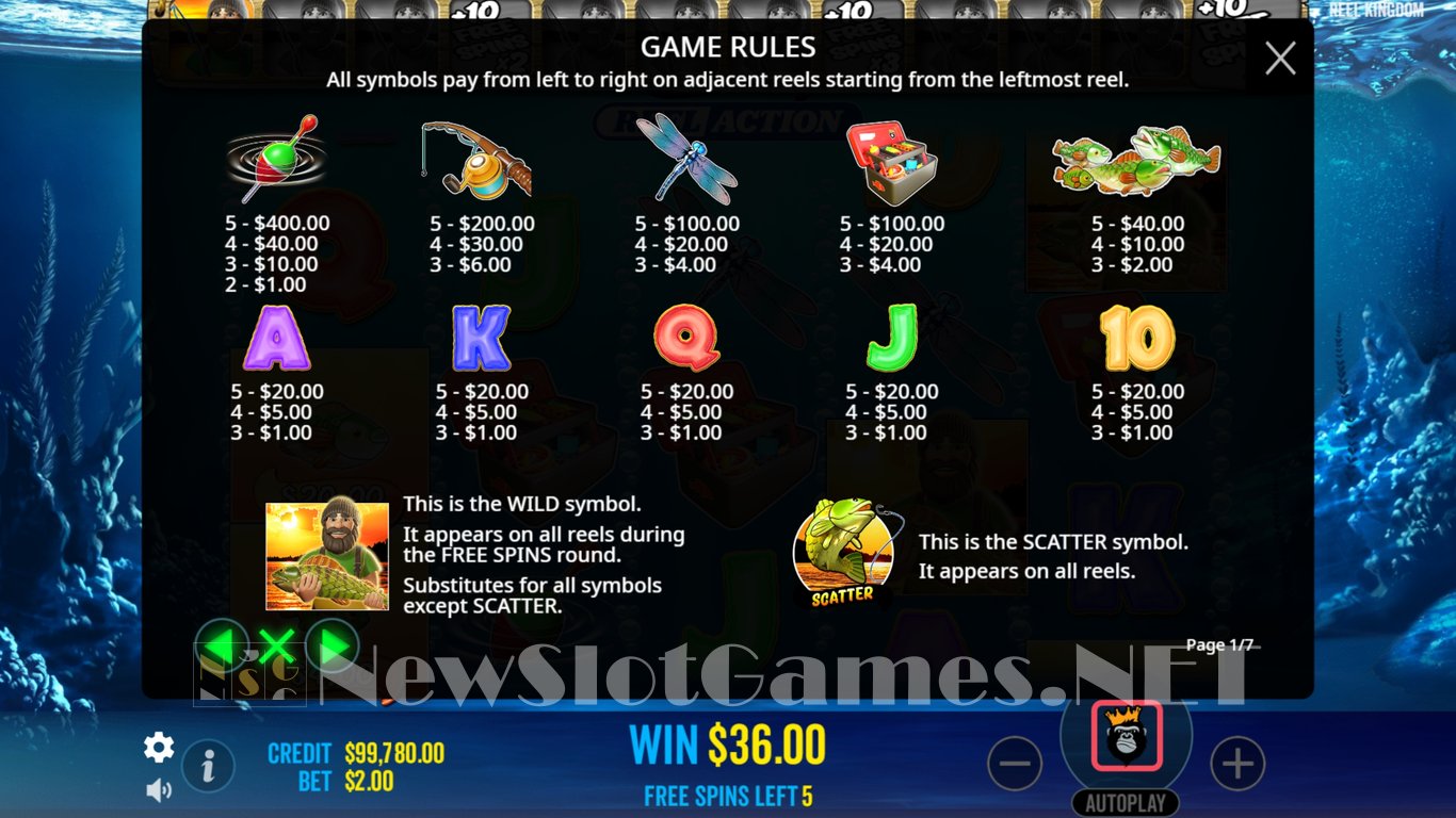 Big Bass Bonanza Reel Action Slot Slot Image in Demo - pic. 10