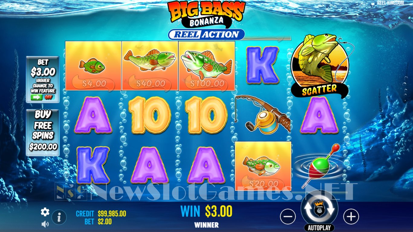 Big Bass Bonanza Reel Action Slot Slot Image in Demo - pic. 3