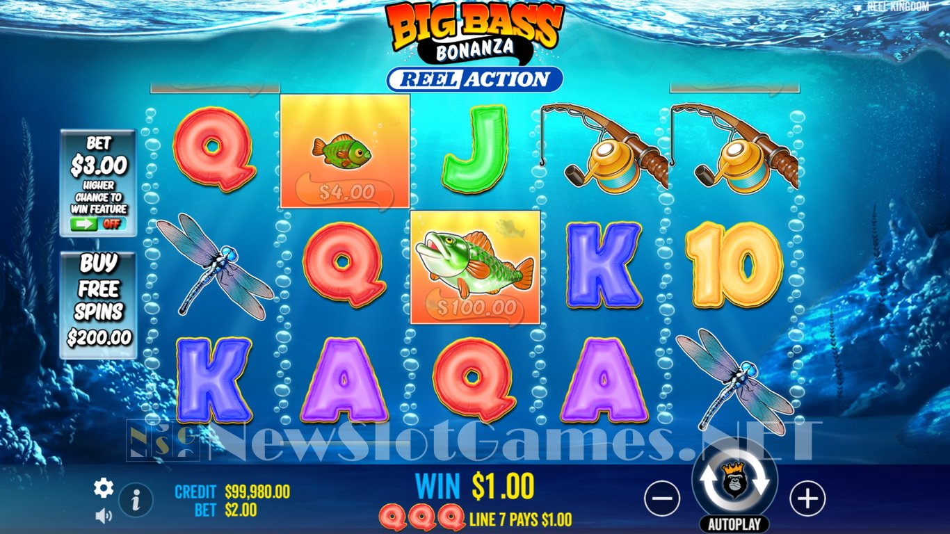 Big Bass Bonanza Reel Action Slot Slot Image in Demo - pic. 4