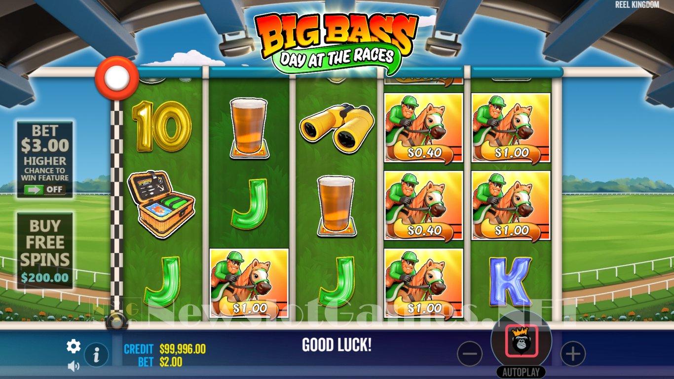 Big Bass Day at Races Slot Demo Image