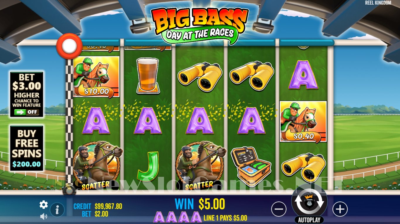 Big Bass Day at Races Slot Slot Image in Demo - pic. 4