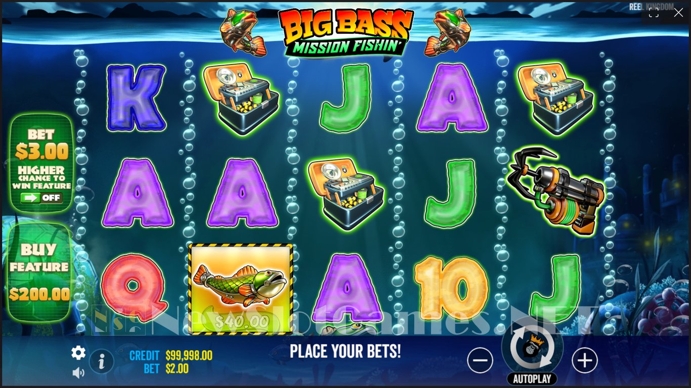 Big Bass Mission Fishin Slot Demo Image
