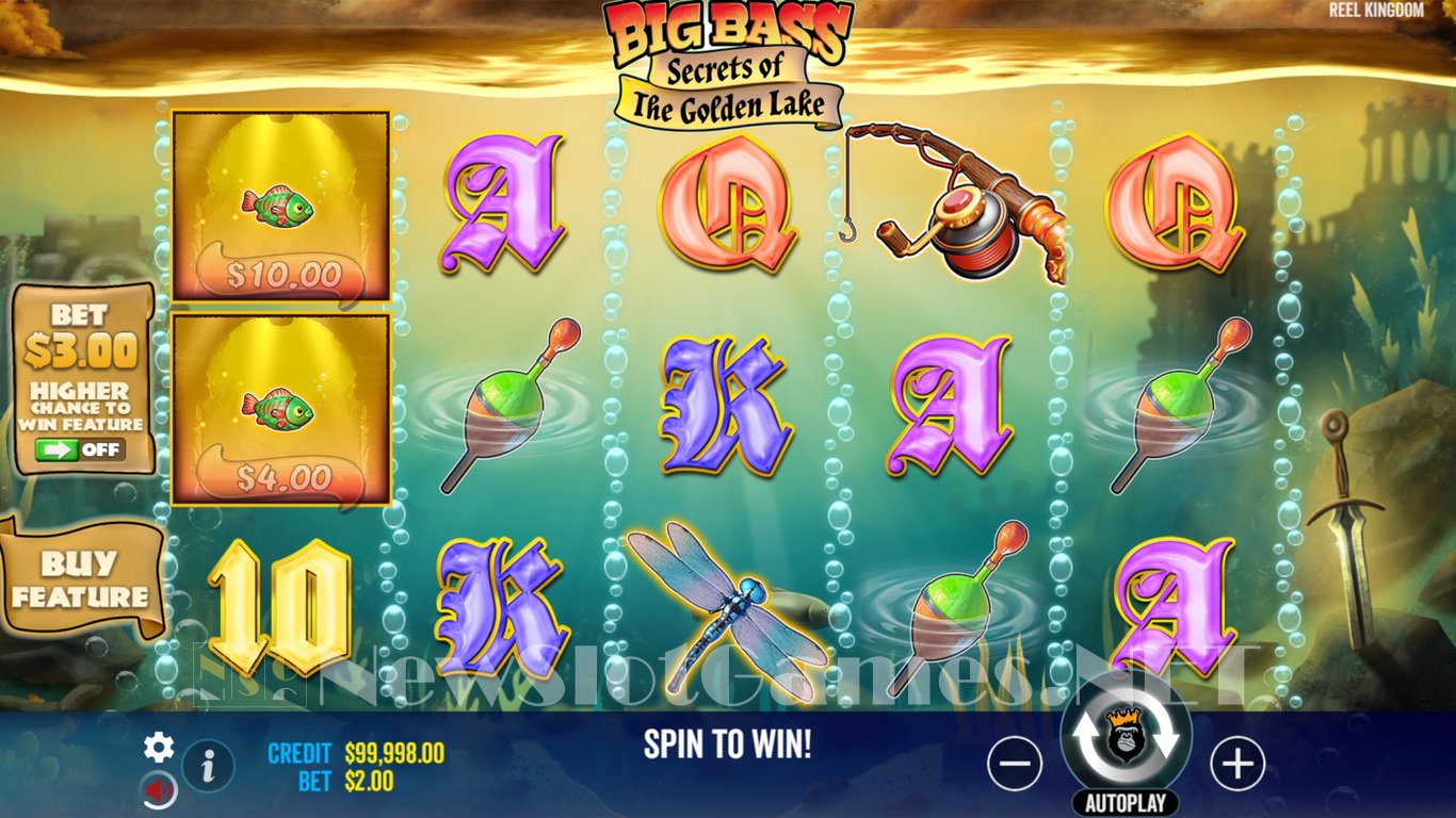 Big Bass Secrets of the Golden Lake Slot Demo Image