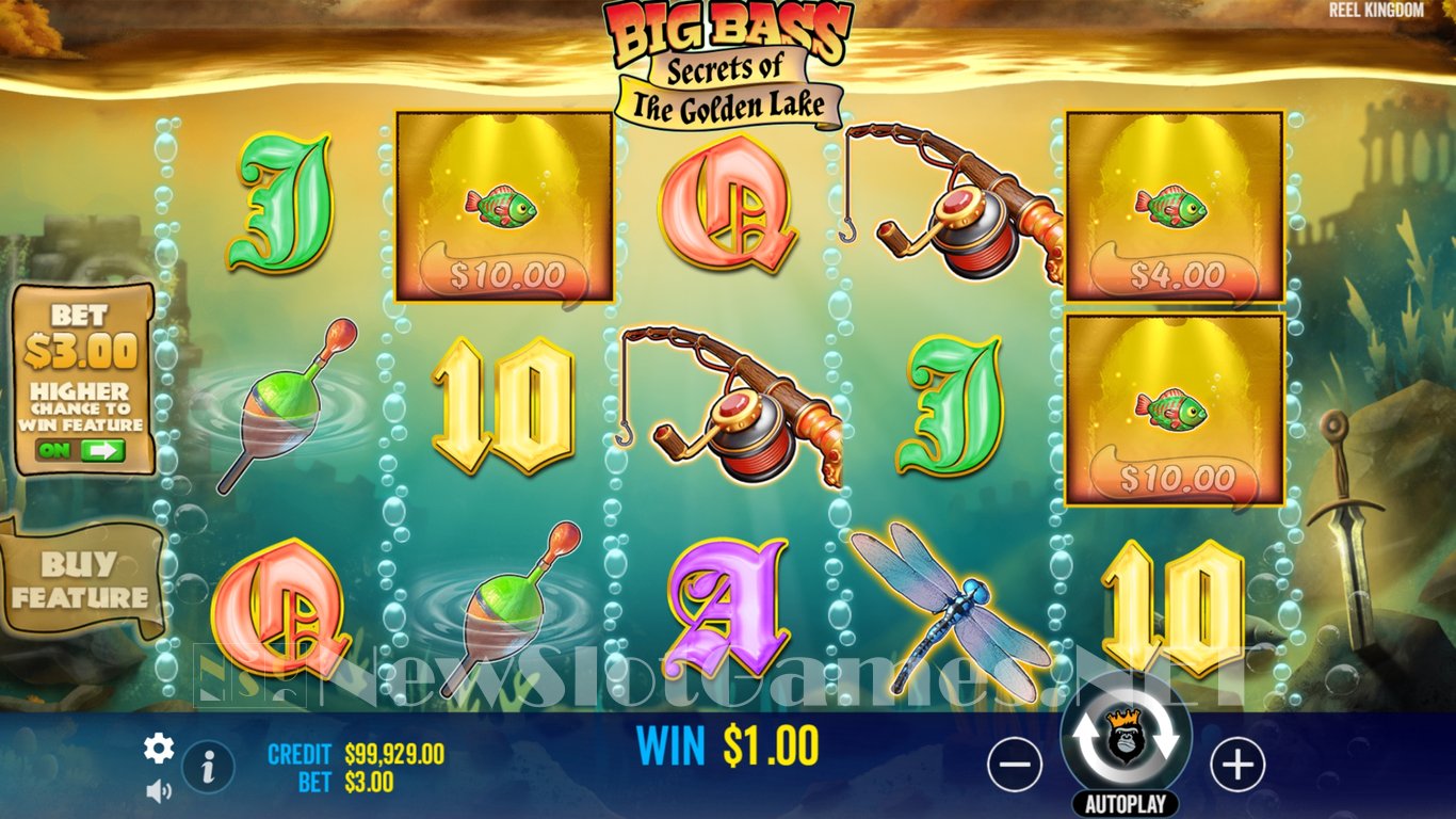 Big Bass Secrets of the Golden Lake Slot Slot Image in Demo - pic. 6